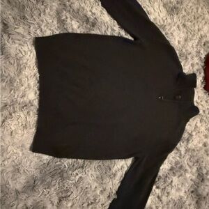 J. Crew Black Zip Up Sweater
